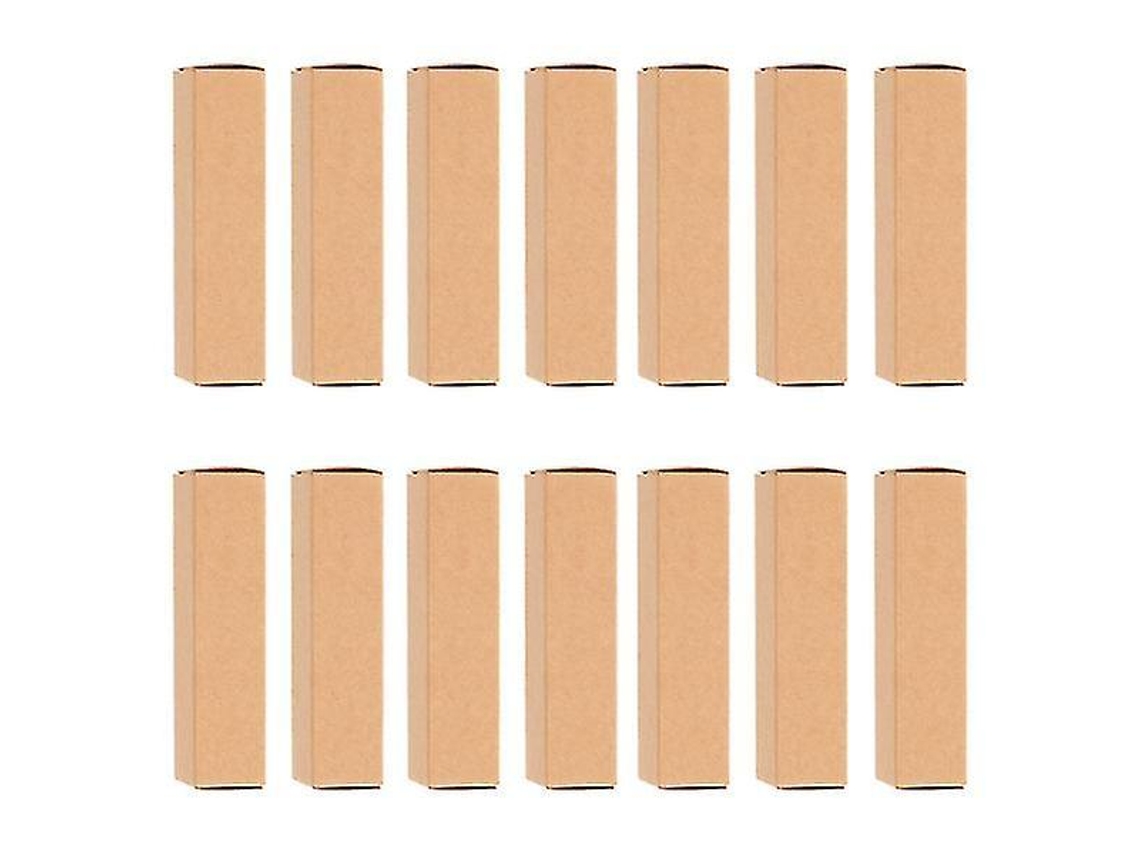 Juego de 50 cajas de papel kraft para envolver regalos pequeños, incluyendo cajas para envolver labiales. Hengjian