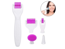 Rodillo De Microagujas 6 En 1 Para El Cuidado Facial Con Agujas De Acero Inoxidable.
