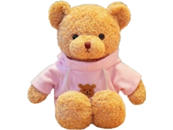 Oso de peluche de 40 cm, ideal como regalo de cumpleaños o Navidad para niñas (rosa).