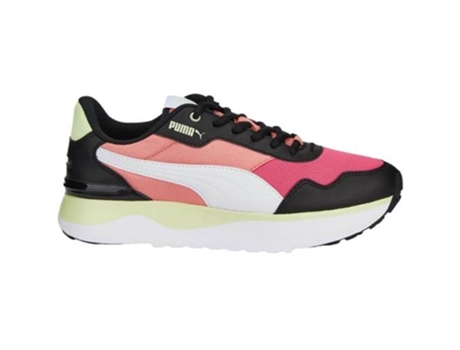 Zapatillas Deportivas PUMA R78 Voyage Mujer (Negro, Rosa - Tejido, Material Sintético -38)