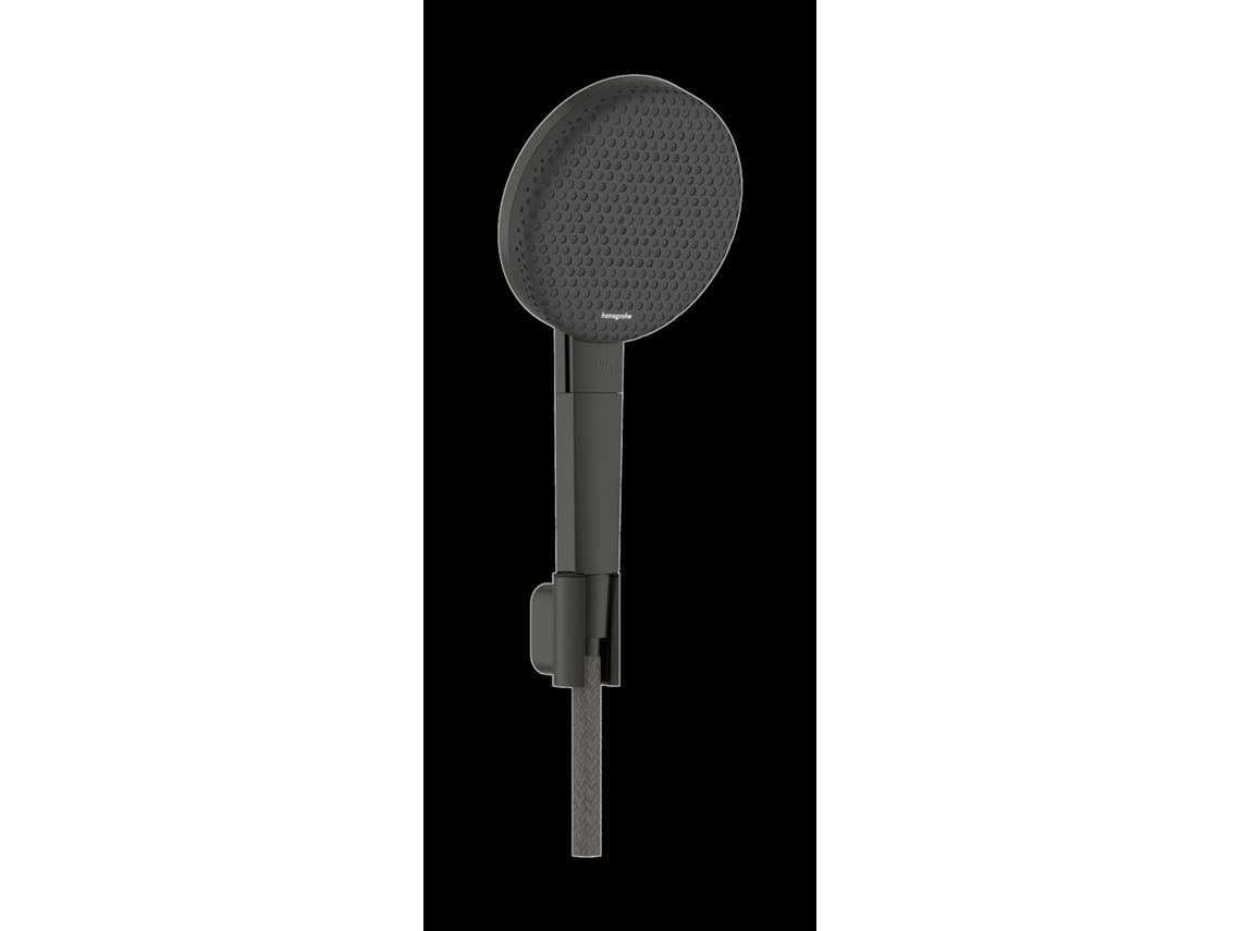 Juego de ducha Hansgrohe Raindance Alive Select S 125, 3 chorros Ecosmart con flexo de ducha textil Designflex de 160 cm, 24611340, color