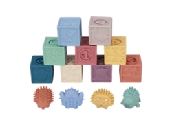 Jinwei-bloques Suaves Para Bebés, Juguetes De Apilar Y Construir, Set De Bloques Blandos Para Niños