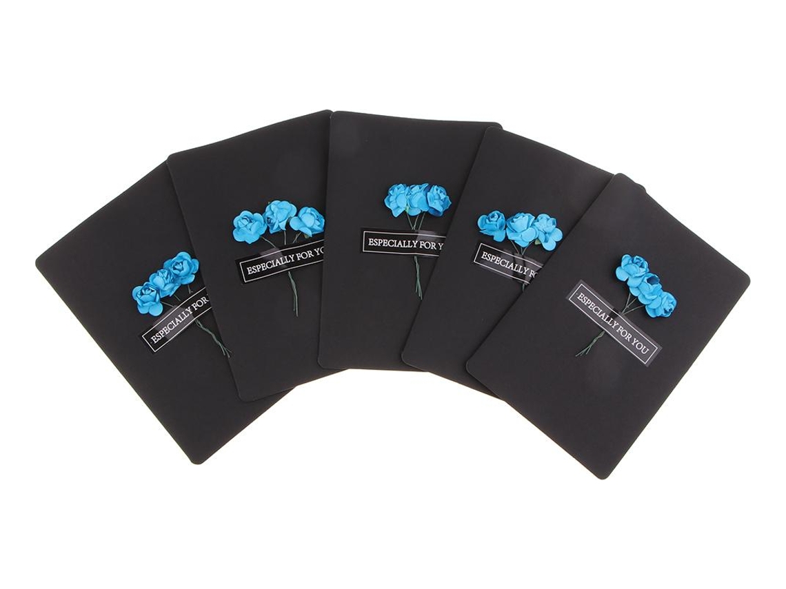 Paquete de 5 cajas de papel kraft, invitación seca, Umslowmoose