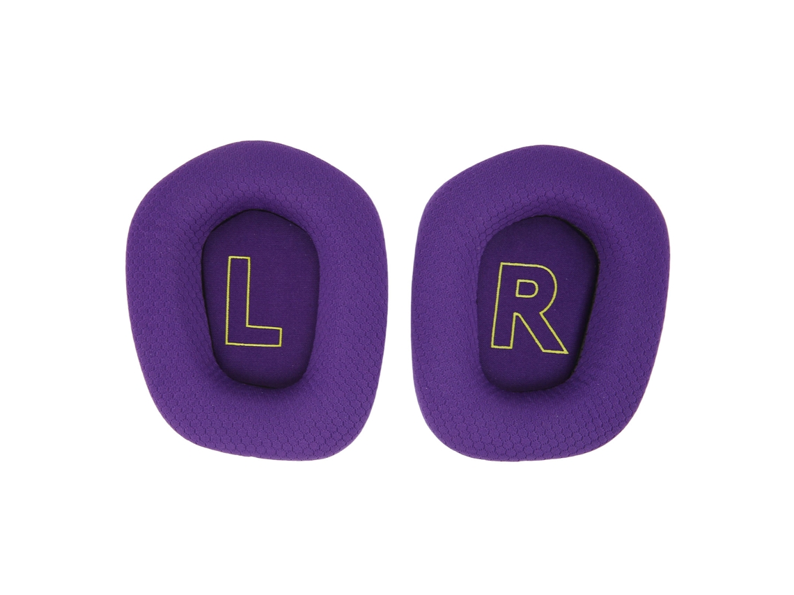 Almohadillas De Repuesto Cómodas Y Transpirables Para Auriculares Logitech G733 - Morado
