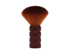 Brocha Para Limpiar Polvo De Cuello Y Rostro Con Cerdas Suaves De Nylon Y Mango De Madera Para Barberos Y Peluqueros