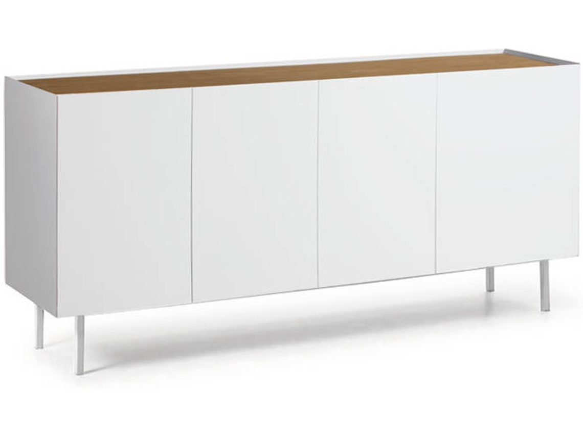 Aparador BAZAR MONDIALE Arista (Blanco - 165x40x78 cm)