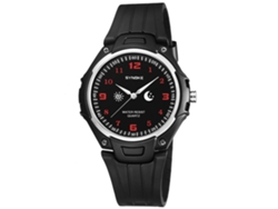Relógio De Pulso Masculino De Quartzo Com Pulseira De Pu Zhoulianfa Zlf0392 Simples E Fashion (preto)
