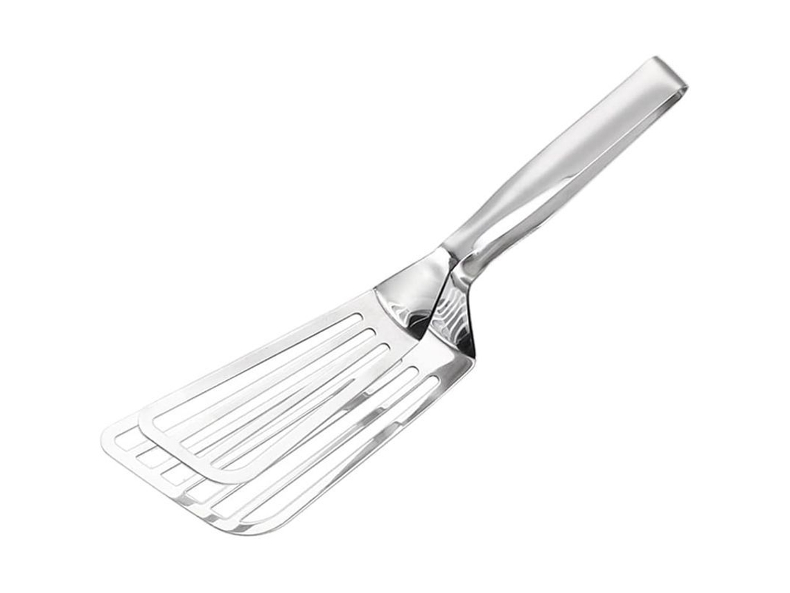 Pinzas multifuncionales de acero inoxidable para carne y pizza, ideales para barbacoas, parrillas y para cocinar.