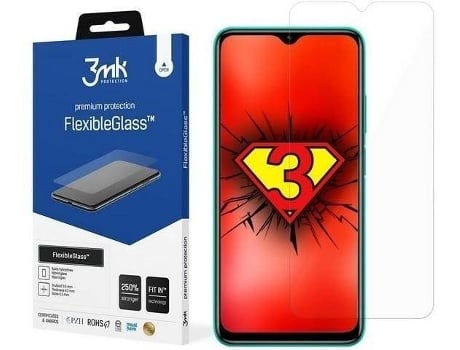 Película Cristal Templado Xiaomi Redmi 9T 3MK Flexiglass Transparente