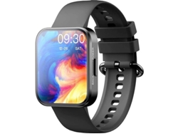 Reloj inteligente para mujer de 1.71 pulgadas, monitor de frecuencia cardíaca y sueño, IP68, 20 modos de entrenamiento, notificaciones de mensajes, iOS/Android, color negro Yizhood