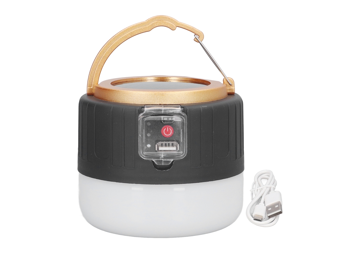 Rebe-linterna De Camping Led Solar Con Usb, Luz Emergencia Multifunción Para Excursiones, Bbq Y Apagones