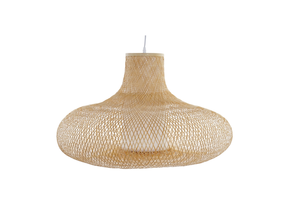 Lampara Techo Bambú Natural 75x75x48cm