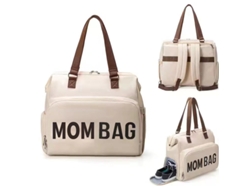 Bolso bandolera impermeable y ligero para maternidad/bebé, ideal para salidas y durante el embarazo. Blanco lechoso. Yunzii