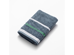 Toalla De Baño Azul Oscuro Con Rayas 70X140Cm Benetton Neutral