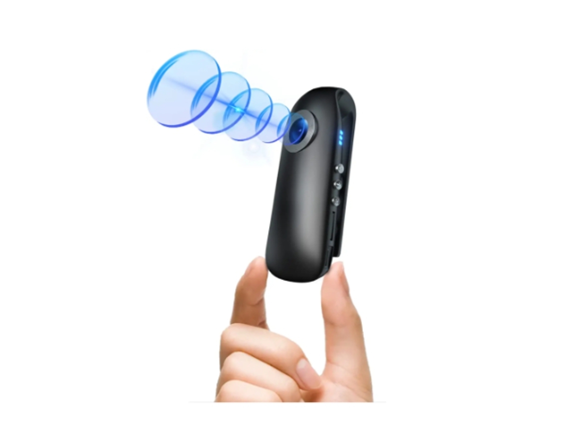 Mini Cámara Espía 1080P Full HD con Tarjeta de Memoria de 64Gb Cámara Corporal Portátil Premium con Detección de Movimiento Negro YEMAESRE