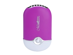 Ventilador Eléctrico Secador De Pestañas, Sin Aspas, Recargable Por Usb, Portátil, Mini Morado, Con Extensiones De Pestañas.