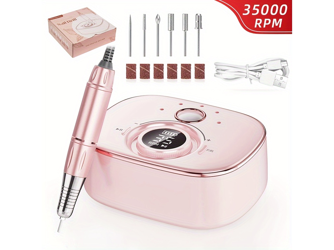 Lima De Uñas Recargable Por Usb, Silenciosa, Inalámbrica, Para Uso En La Oficina.