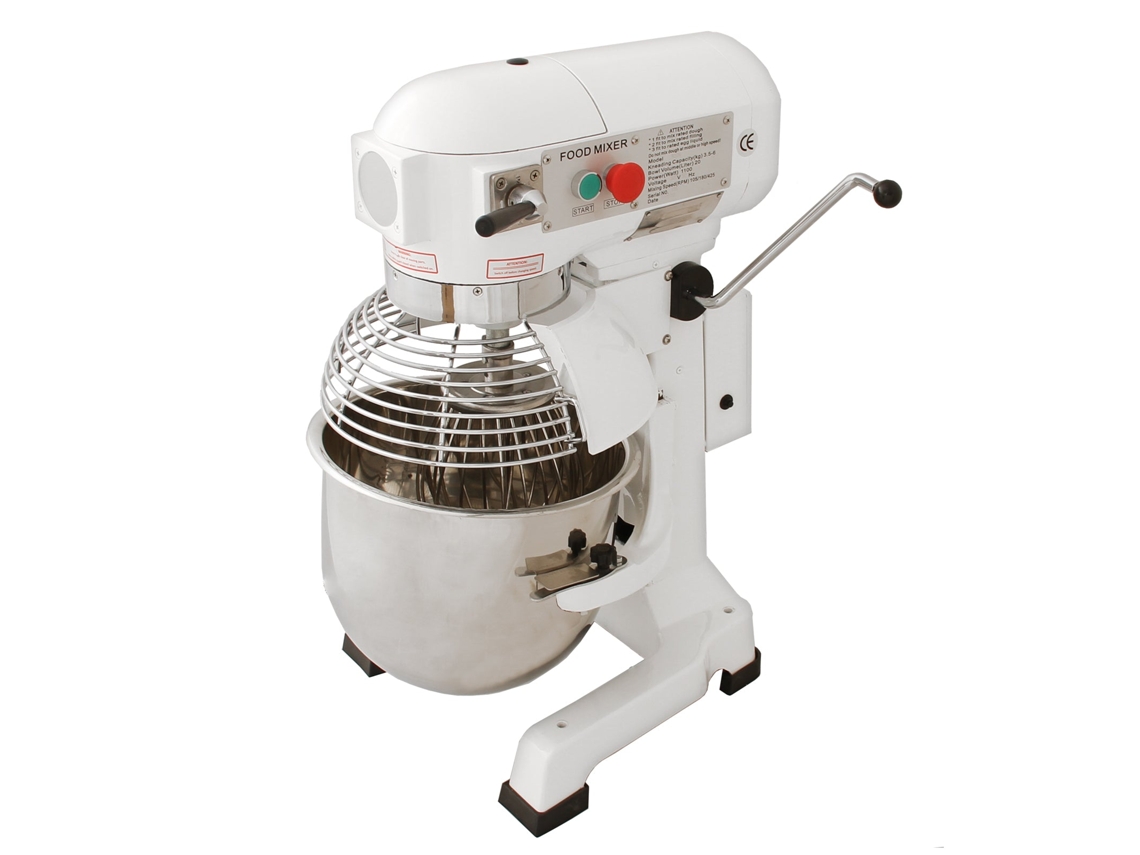 Robot mezclador Monstershop de 20 l, mezclador profesional de gran capacidad, incluye raspador.