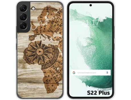 Carcasa Samsung Galaxy S22 Plus 5G TUMUNDOSMARTPHONE Dibujos Madera 07 Multicolor