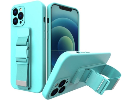 Funda Apple iPhone 13 Pro LANYARD Lisa (Azul Claro)