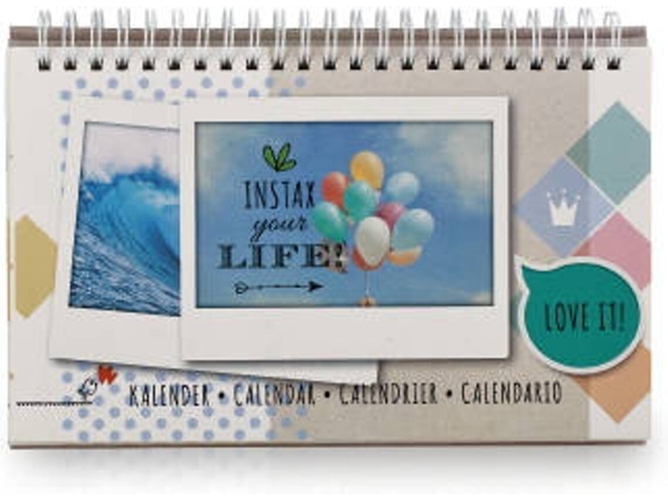 Calendario de Mesa FUJIFILM Instax WIDE Calendar