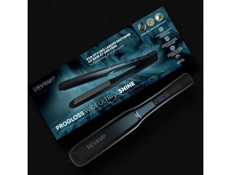 Plancha de Pelo REVAMP ST-2000-EU Progloss Wide Ultra X Shine Ceramic (Cerámica - 80-235 ºC)
