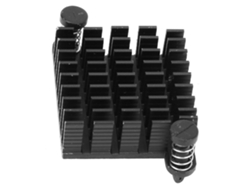 Disipador De Calor De Aluminio Con Orificio Y Clavos Para Electrónica, 26*10*26mm