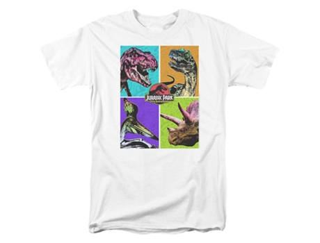 Camiseta ROCKINSTONE Pop Art Jurassic Park (Algodón - S)