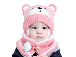 Gorro De Invierno Para Bebé Con Orejeras Y Solapa, Tejido Cálido, De 6 A 24 Meses.
