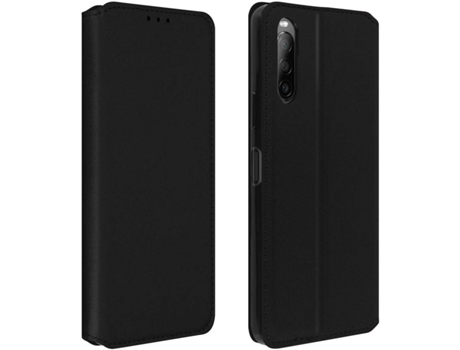 Funda Sony Xperia 10 2 AVIZAR Libro Billetera Negro