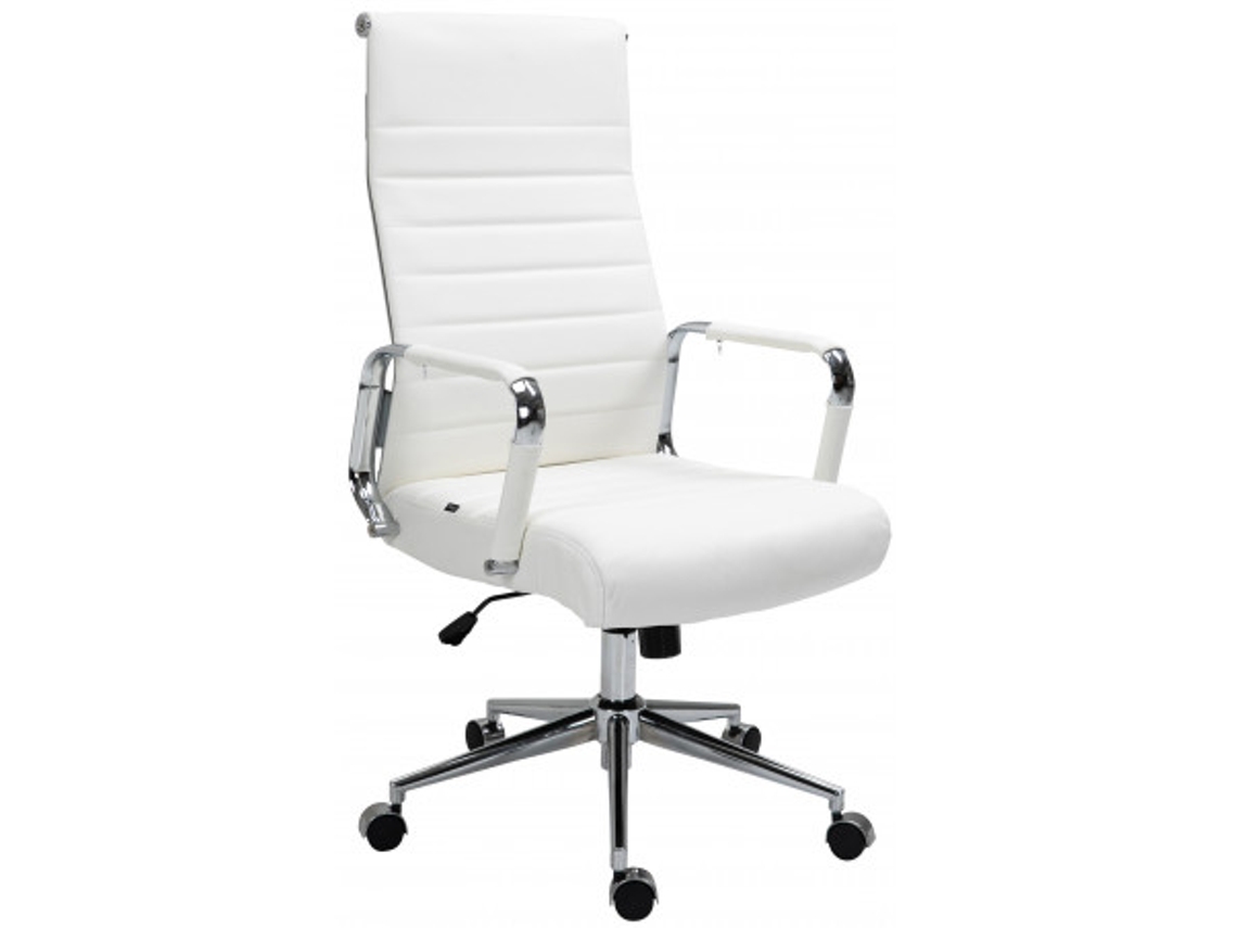Silla de Escritorio DUDECOR (Acero - Blanco)