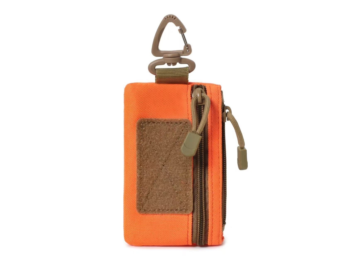 Riñonera Organizadora - Riñonera Para Exteriores - Monedero Con Cremallera - Naranja