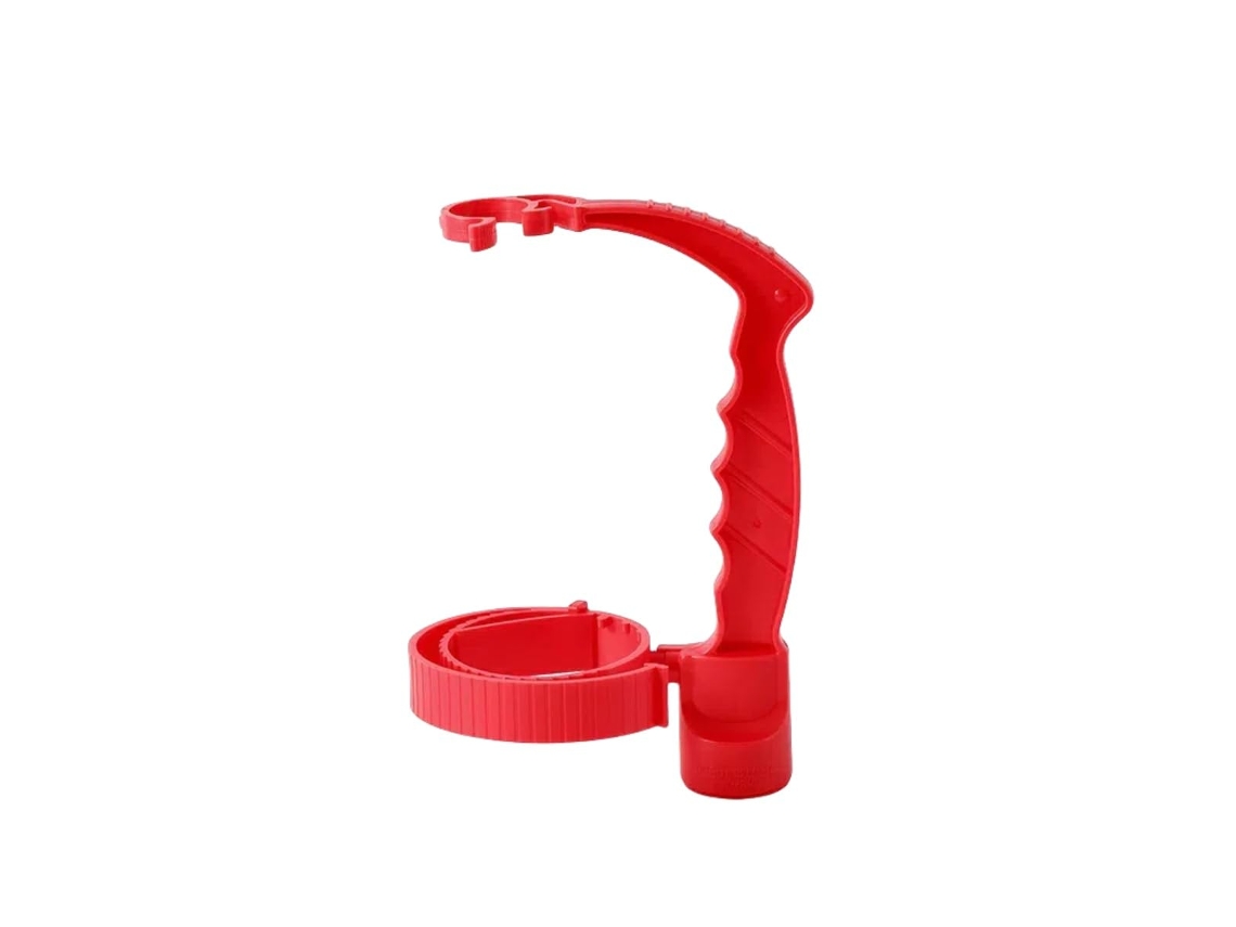 Soporte Regulable Rojo Para Botellas Y Garrafas De Aceite, Mango Práctico Para Verter Líquidos.
