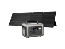 ALLPOWERS Generador Solar 600W – Kit R600 + SE200 200W – Generador Solar 600W, 299Wh LiFePO4, 8 dispositivos, UPS, Carga rápida