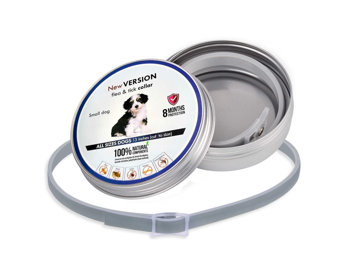 Colar Para Cães Pequenos Inovarea, 8 Meses De Proteção, Contra Pulgas E Carrapatos, Composição Natural, Ajustável