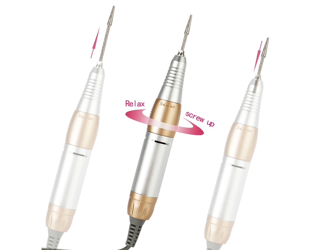 Kit de herramientas profesionales para manicura KKML con taladro eléctrico y pulidora de uñas 35000r para salones de belleza.