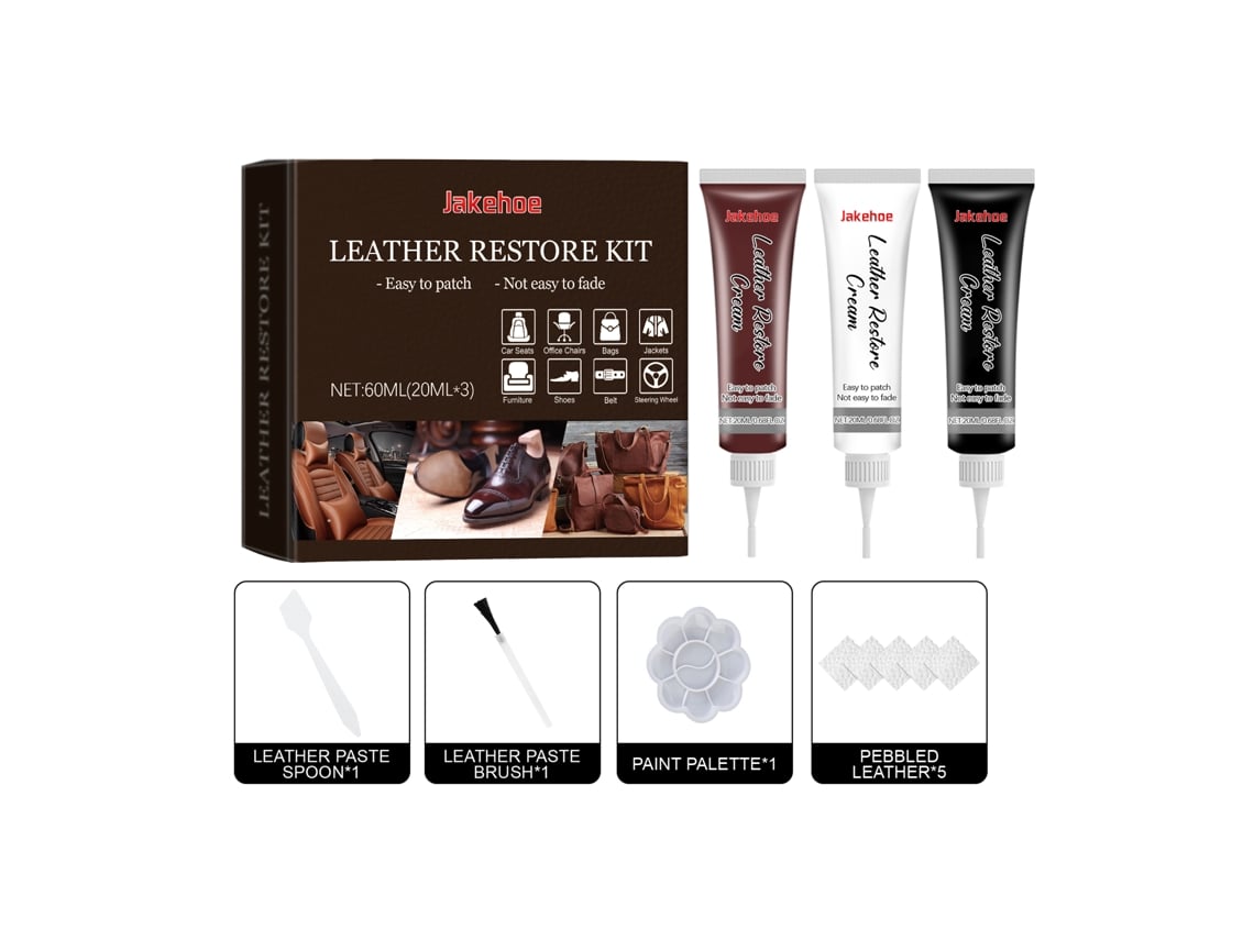 Crema reparadora de cuero para prendas de vestir y accesorios.