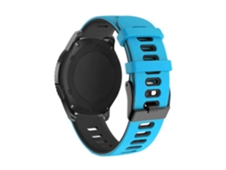 Correa Pioneer para Garmin Forerunner 245 Azul Claro y Negro
