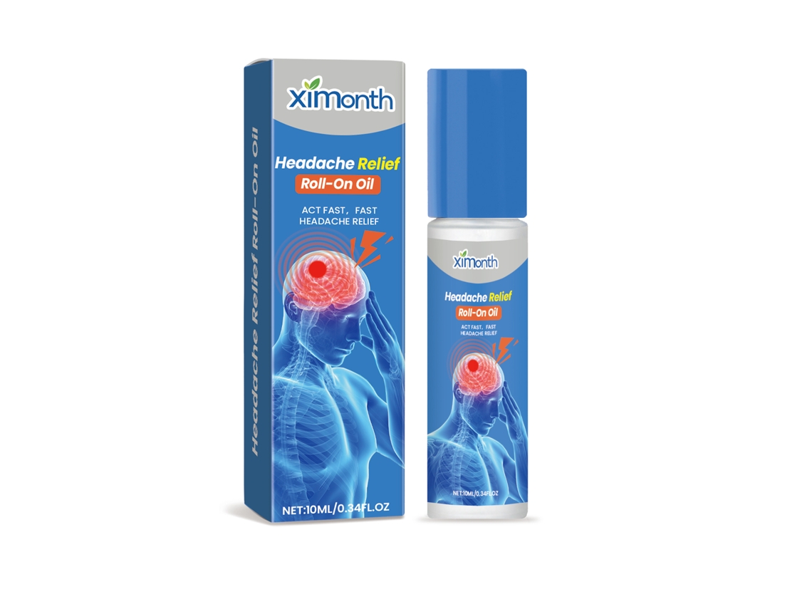 Aceite corporal en roll-on calmante para la relajación y el cuidado de la piel.