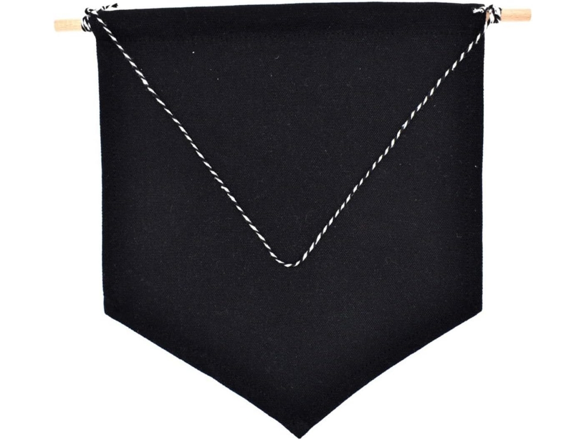 Colección de broches de pared negros, guirnalda de 2 piezas para decoración de bodas y fiestas, lienzo GOKOCO
