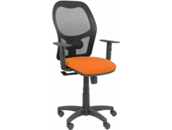 Silla Operativa PYC  Alocén Naranja (Brazos Ajustables - Malla)