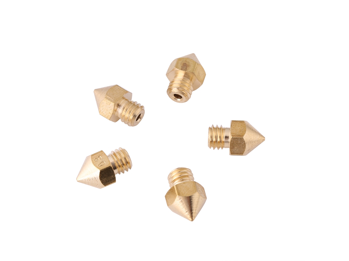 Boquilla De Latón Mk8 Para Cabezal De Impresión Extrusor De Impresora 3d De 1,75"/0,3 Mm