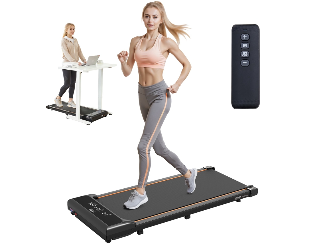 VEVOR Cinta de Correr Debajo del Escritorio 1225 x 497 x 119 mm 10 mm 1-6 KM/H