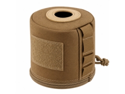 Bolsa Porta Papel Higiénico Polski Cordura Castanha 18x14x5 Cm 1 Un Compacta Com Fixação Molle Para Campismo E Trekking