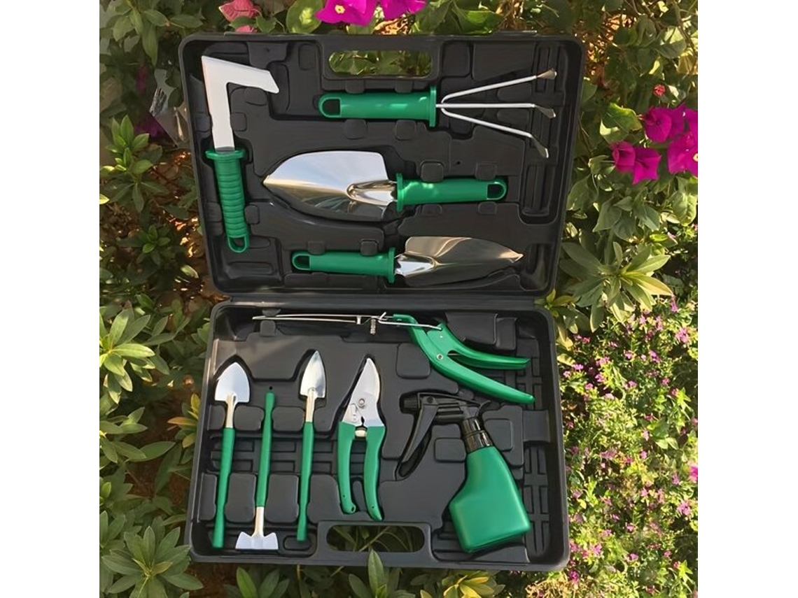 Juego de herramientas de jardinería de acero inoxidable Vayotoy