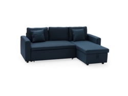 Sofá cama CLARK 3 plazas color azul