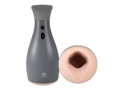 Masturbador Automático Para Hombre Con 7 Modos De Vibración. Juguete De Silicona Para Adultos. Color Gris.