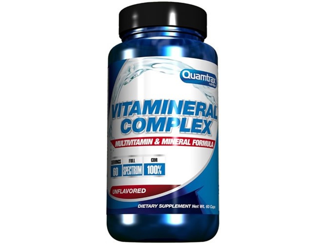 Complemento Alimentar QUAMTRAX Vitamineral Complex 60 Tabs (01 g)