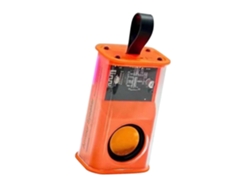 Altavoz Bluetooth transparente con luz RGB, altavoz inalámbrico portátil tipo CE con funda de silicona.