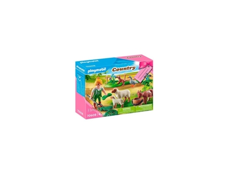 PLAYMOBIL Cuidadora Ovejas Y Cabras 70608